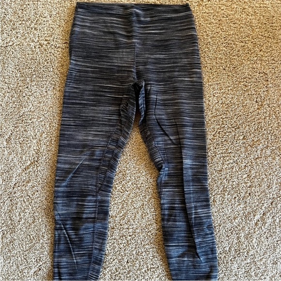 lululemon athletica Pants - Lululemon Gray Legging Gray/White Size 8